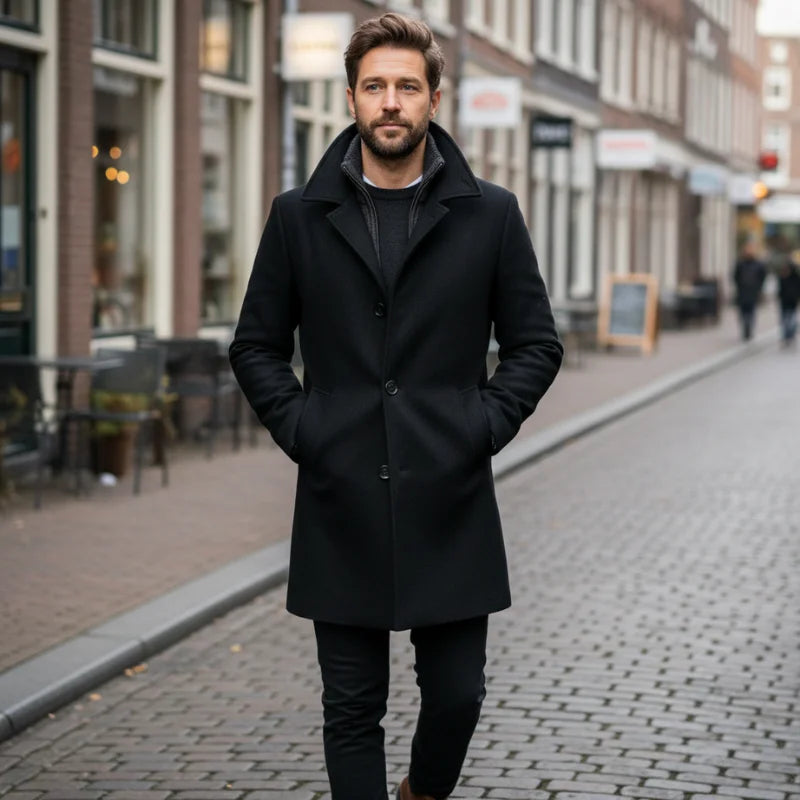 Manteau deux pièces pour homme : style et chaleur au quotidien • Peaky™