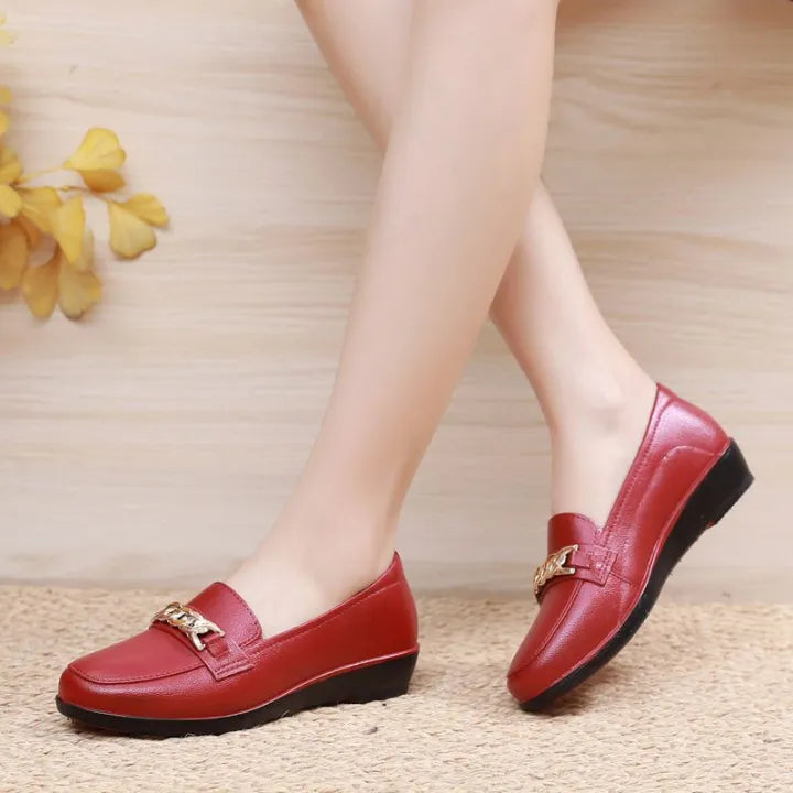 CareMoc™ • Mocassins Orthopédiques en Cuir pour Femme