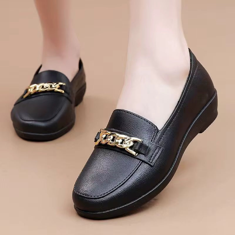 CareMoc™ • Mocassins Orthopédiques en Cuir pour Femme