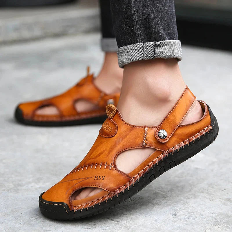 Sandales Orthopédiques en Cuir / Modeline™