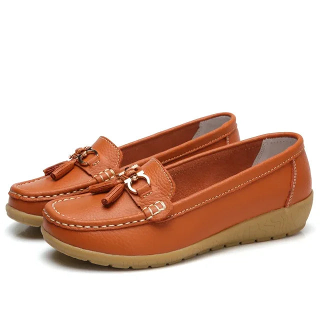 1 ACHETÉ = 1 OFFERT: ORTHOMOC™ • Mocassins Orthopédiques en Cuir pour Femme