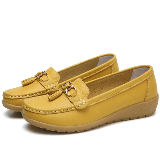 1 ACHETÉ = 1 OFFERT: ORTHOMOC™ • Mocassins Orthopédiques en Cuir pour Femme