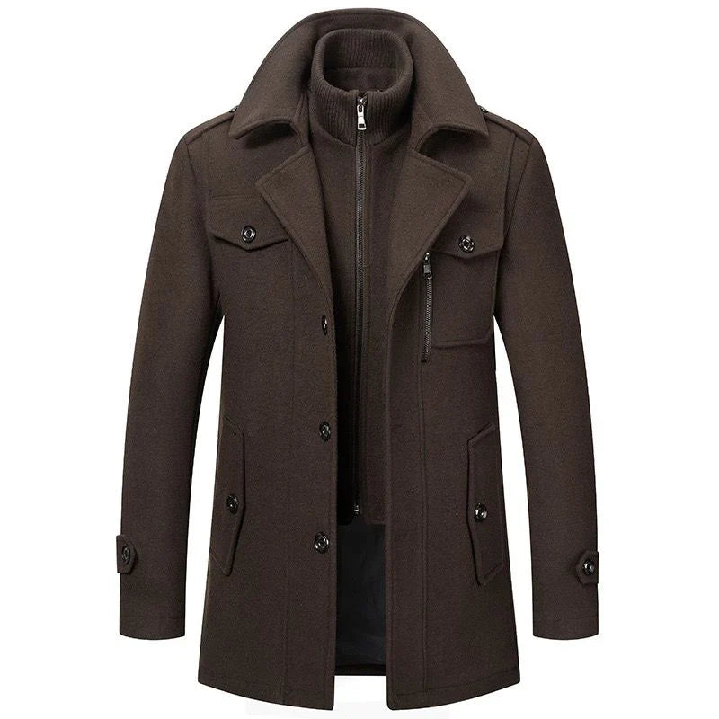 Manteau deux pièces pour homme : style et chaleur au quotidien | PEAKY™