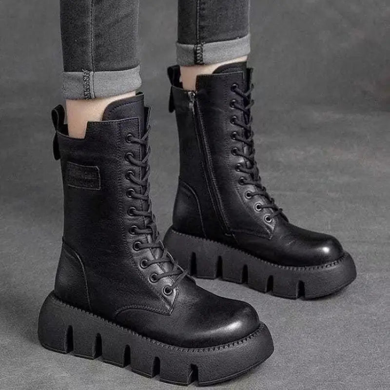 Modeline | Bottes en Cuir Ultra Confortables & Chaudes