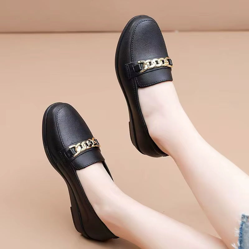 CareMoc™ • Mocassins Orthopédiques en Cuir pour Femme